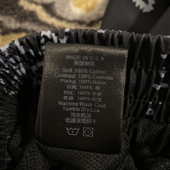 Rhude Black and White Patterned Waistband - Picture 1 of 4